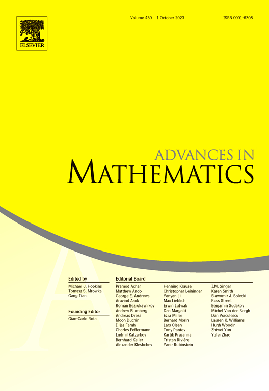 Go to journal home page - Advances in Mathematics